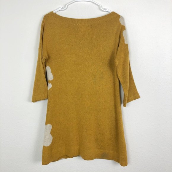Anthropologie Field Flower Yellow Poppy Tunic - Picture 6 of 8
